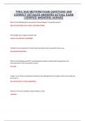 THEA 3040 MIDTERM EXAM QUESTIONS AND CORRECT DETAILED ANSWERS ACTUAL EAXM &lpar;VERIFIED ANSWERS&rpar; AGRADE 