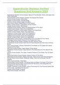 Appendicular Skeleton Verified Questions And Answers 2024
