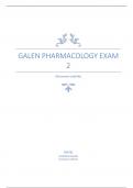 Galen Pharmacology exam 2