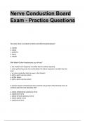 Nerve Conduction Board Exam - Practice Questions And Answers