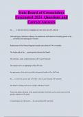 State Board of Cosmetology Forecasted 2024 Questions and  Correct Answers