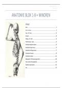 Anatomie blok 1 t/m 8 + minor wervelkolom - Zuyd Hogeschool - Fysiotherapie