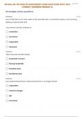  NR-306&colon;&vert; NR 306 HEALTH ASSESSMENT TEST 14 WITH 100&percnt; CORRECT ANSWERS&vert; GRADED A&plus;