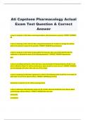 Ati Capstone Pharmacology Latest Exam Test 2024| Question & Answer| A+ Graded (BUNDLE)