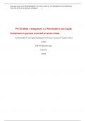 PHI 103 Week 1 Assignment&comma; Is it Permissible to use Capital Punishment on persons convicted of certain crimes