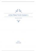CEN Practice Exam 1