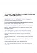 SWM DEQ Exam Questions & Answers (2024/2025) [100% Verified Answers A+].