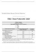 Elder Abuse/Vulnerable Adult
