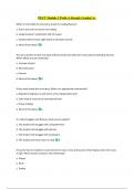 PECT Module 2 PreK-4 Already Graded A&plus; 