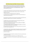 PECT PreK-4 Practice Test Module 2 All Answers Graded A&plus; 