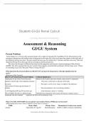 Assessment & Reasoning GI/GU System