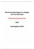Understanding Nutrition / Alle lesaantekeningen van het hele boek 2024