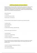 AANP Practice Questions And Answers Rated A&plus;