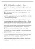 RNC-OB Certification Review Exam