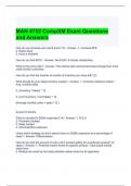 MAN 4752 CompXM Exam Questions and Answers (Graded A)