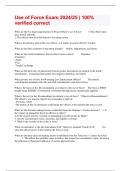 Use of Force Exam 2024&sol;25 &vert; 100&percnt; verified correct