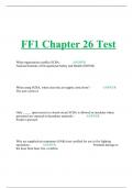 IFSTA FF1 Chapter 26 Test