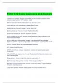 FDNY S12 Exam Questions and Answers 100&percnt; correct 
