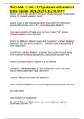 Nurs 663- Exam 1 132questions and answers latest update 2024&sol;2025 GRADED A&plus;