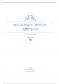 NR546 Psychopharm Midterm