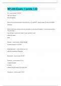 NP 235 Exam 1 &lpar;units 1-3&rpar; Questions and answers latest update 