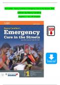 TEST BANK For Nancy Caroline&rsquo;s Emergency Care in the Streets&comma; 8th Edition by Nancy Caroline&comma; Verified Chapters 1 - 53&comma; Complete Newest Version