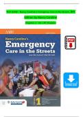 TEST BANK For Nancy Caroline’s Emergency Care in the Streets, 8th Edition by Nancy Caroline, Verified Chapters 1 - 53, Complete Newest Version