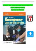 Nancy Caroline&rsquo;s Emergency Care in the Streets&comma; 9th Edition TEST BANK by Nancy Caroline&comma; Verified Chapters 1 - 53&comma; Complete Newest Version