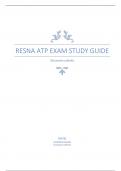RESNA ATP Exam Study Guide