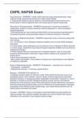 CNPR&comma; NAPSR Exam