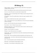 IB Biology SL