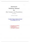 Solutions for Real Analysis and Foundations&comma; 4th Edition Krantz &lpar;All Chapters included&rpar;