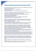 Aquatic and Mosquito Exam Questions and Answers 2024&period;