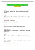 SHP Final Exam-with 100&percnt; verified solutions