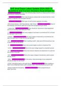 SHP final Exam Latest Update 2024-2025 71 Questions and Correct Answers Guaranteed A&plus;