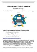 Valid SY0-701 Practice Questions - Help You Pass the CompTIA SY0-701 Exam