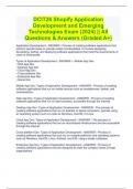 DCIT26 Shopify Application Development and Emerging Technologies Exam &lpar;2024&rpar; &vert;&vert; All Questions & Answers &lpar;Graded A&plus;&rpar;