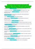 Oregon State Board Practice Exam Nail Technology Latest Update 2024-2025 Questions and Verified Correct Answers Guaranteed A&plus;
