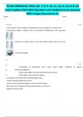 TCDHA OROFACIAL FINAL &lpar;Ch&period; 7&comma; 8&comma; 9&comma; 10&comma; 11&comma; 12&comma;13 &comma;14&comma;15 & 16&rpar; Latest Update 2024-2025 Questions and Verified Correct Answers With Images Guaranteed A&plus;
