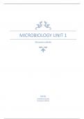 Microbiology unit 1