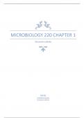 Microbiology 220 Chapter 1