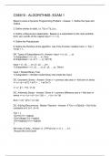 CS6515 - Algorithms- Exam 1