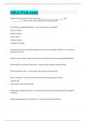 USLA Final exam Questions and answers latest update 