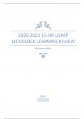 2020-2021 15-hr USPAP McKissock Learning Review
