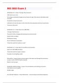 INS 3003 Final Exam &lpar;Whitney Bendeck&rpar; Questions With Correct Answers&excl;&excl;