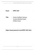  HPE7-A07 Aruba Campus Access Mobility Exam Dumps