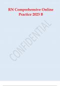 RN Comprehensive Online Practice 2023 B RN Comprehensive Online Practice 2023