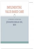 WGU D026 Implementing Value-Based Care (A S T R AT E G I C A C T I O N P L A N RN,BSN).