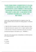 NATE INDUSTRY COMPETENCY EXAM&colon; COMMERCIAL REFRIGERATION 100 QUESTIONS AND CORRECT DETAILED ANSWERS TOP RATED VERSION FOR 2024-2025 ALREADY A GRADED WITH EXPERT FEEDBACK &vert; NEW AND REVISED