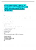 Kuby Immunology Chapter 1-4 QUESTIONS WITH COMPLETE 100&percnt; VERIFIED SOLUTIONS 2024&sol;2025